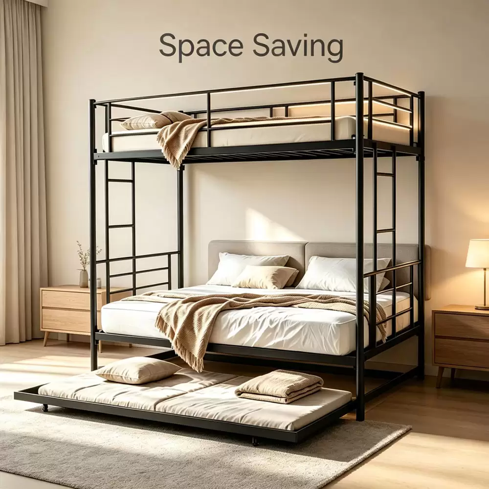 Space Maximization for European Youth Hostels & Staff Accommodation: Affordable Metal Bunk Frame