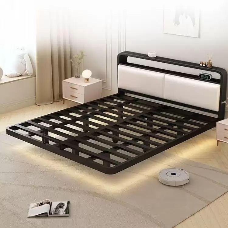 Storage Headboard Metal Floating Bed Frame/SHSB-1