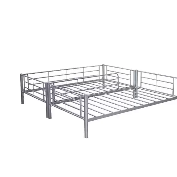 Classic Steel Bunk Bed With Wire Mesh Slat | MBB‑07