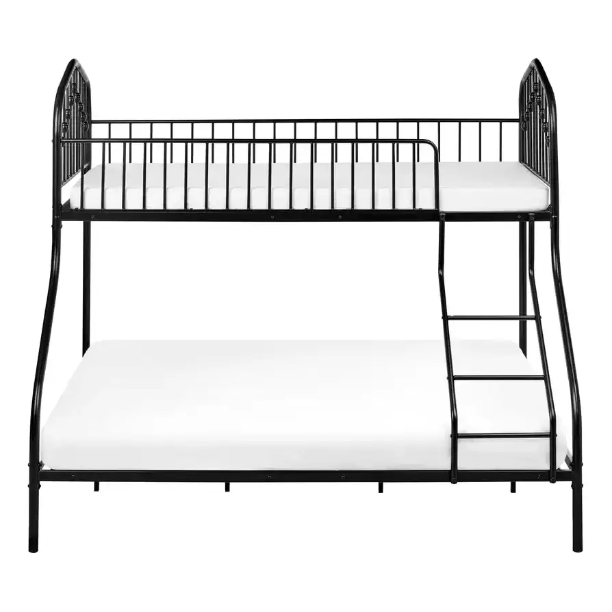 Twin‑Over‑Full Decorative Metal Bunk Bed | MBB‑36