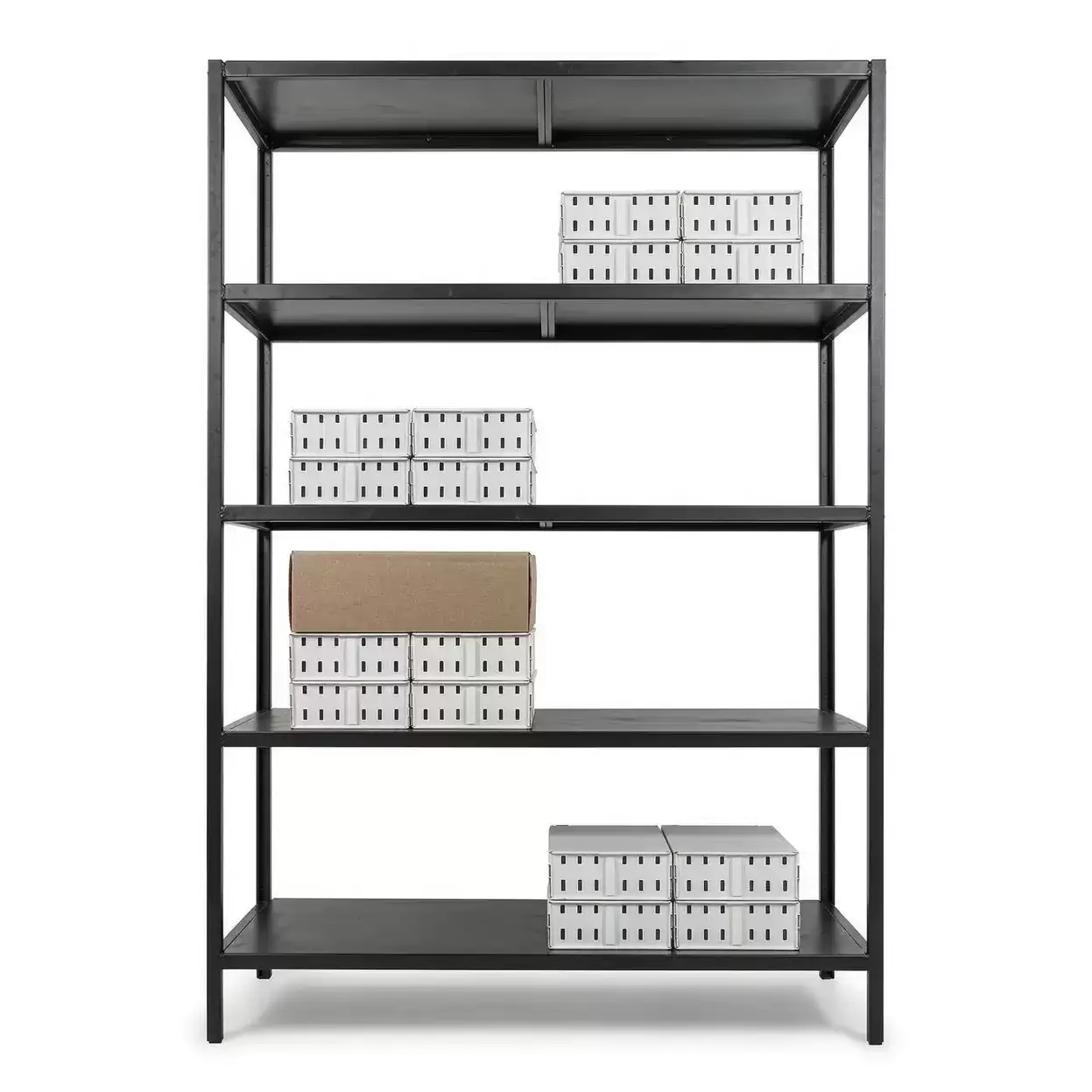 Industrial Metal Bookcase & Filing Storage Shelf | BS-02-S