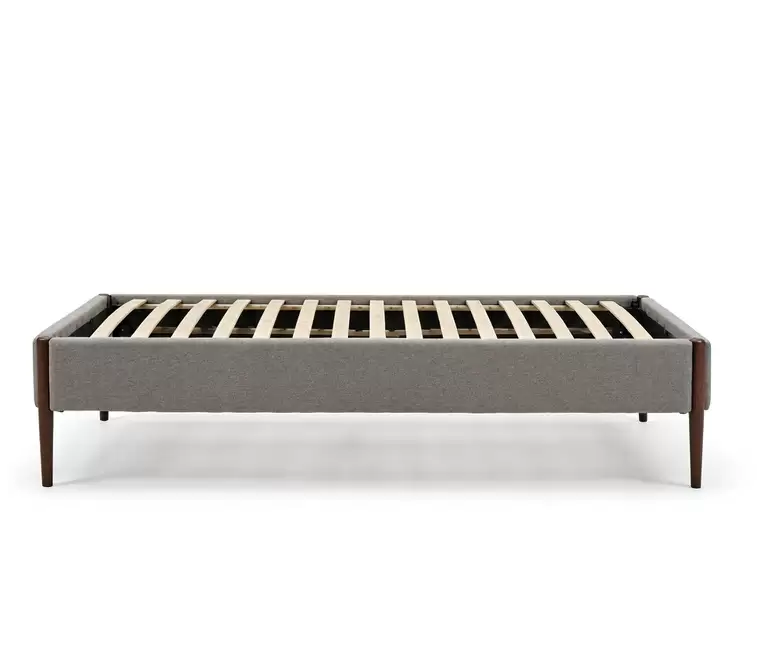 Tapered Wood Leg Upholstered Platform Bed | HM-LB-2609