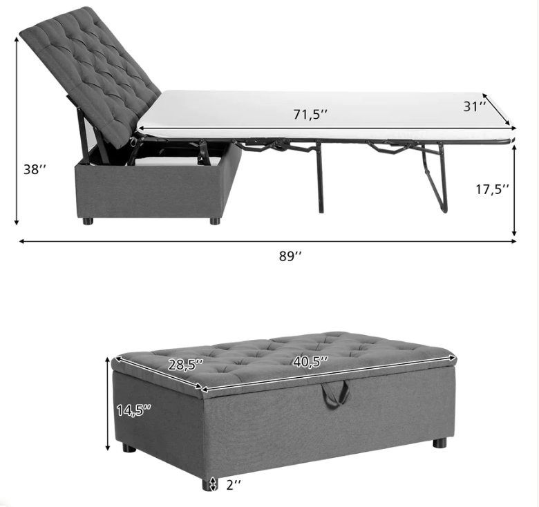 Folding bed/ZB-2114